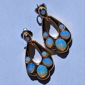 1980's Oscar de la Renta drop earrings